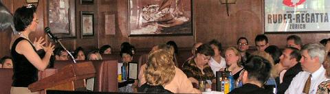 Cheryl Darrup-Boychuck at usjournal.com's Advertiser Luncheon, 25 May 2004